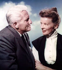 Spencer Tracy and Hepburn publicity photo