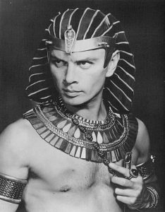 Yul Brynner as Rameses in The Ten Commandments (1956)
