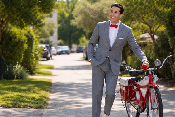 DIY Pee-wee Herman Costume inspired by Pee-wee’s Big Adventure