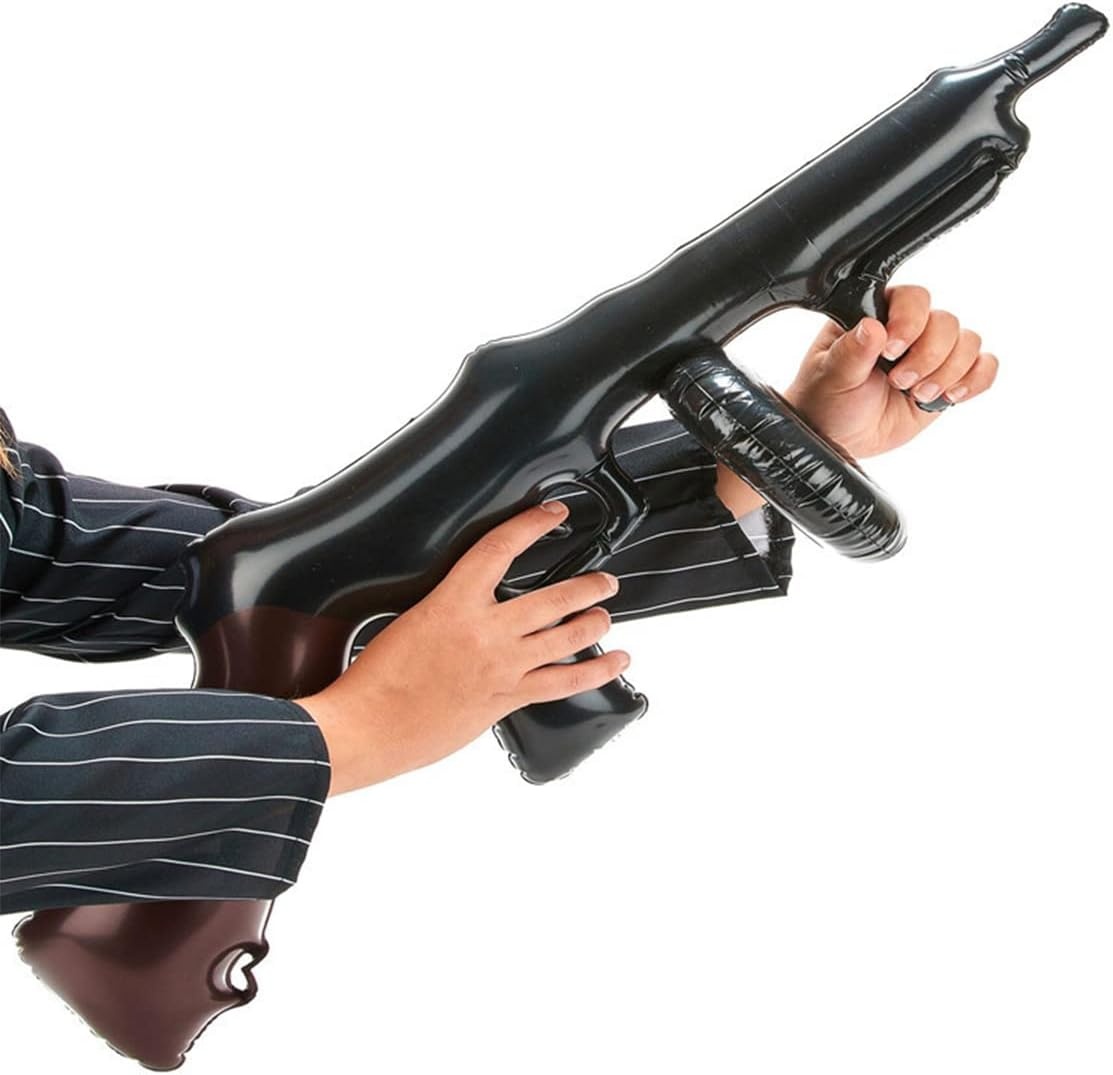 4 Pcs Inflatable Machine Gun Props