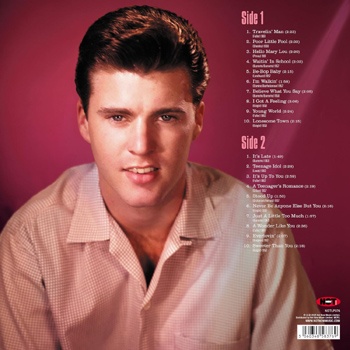 Back sleeve or label detail from Ricky Nelson Greatest Hits