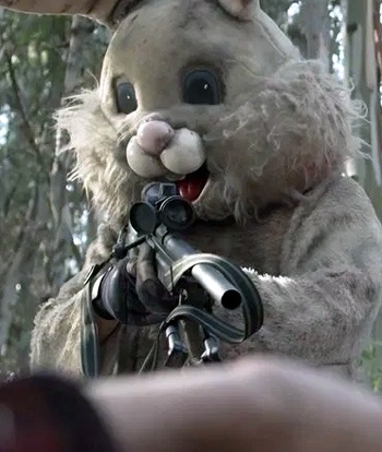 Scene from Bunnyman Vengeance DVD