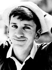 Bob Denver on the set of Gilligan's Island
