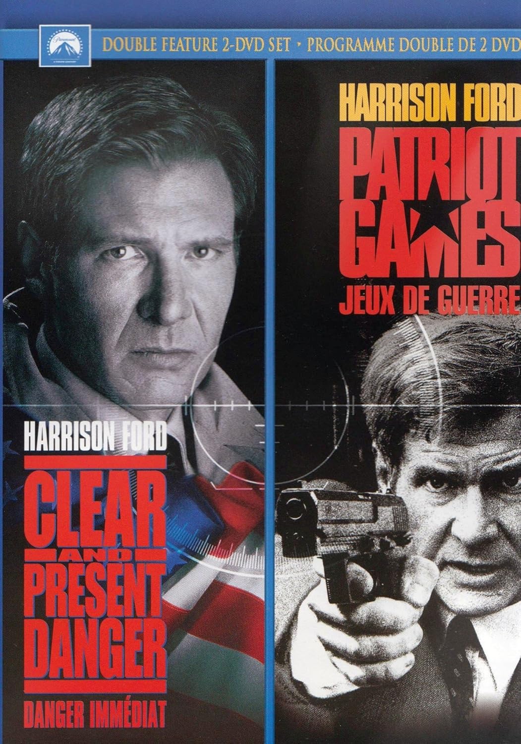 Clear and Present Danger Patriot Games Double Feature DVD