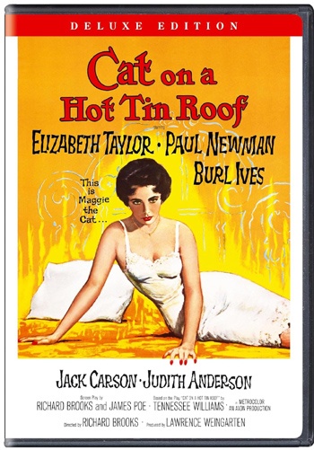 Front cover of Cat on a Hot Tin Roof DVD