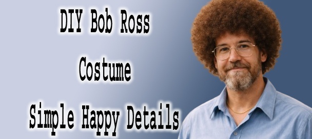 DIY Bob Ross Costume