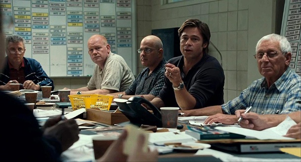 Scene from Moneyball