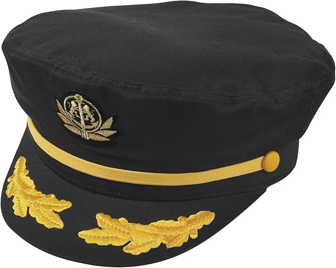 Captain’s Hat with Gold Braid DIY Skipper Costume