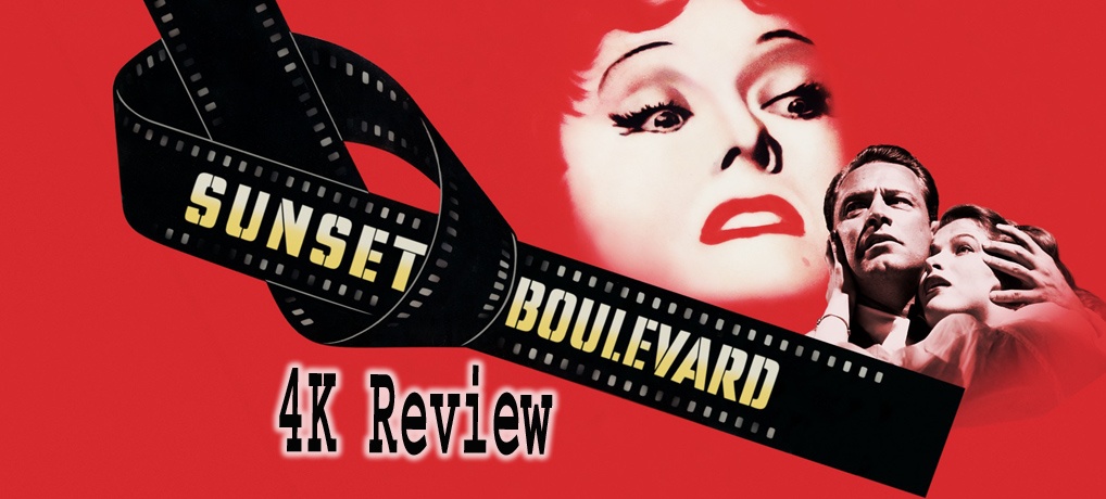 Review of Gloria Swanson as Norma Desmond in Sunset Boulevard 4K film scene