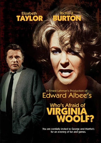 Front cover art for Who's Afraid of Virginia Woolf? DVD