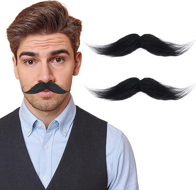 DIY Pep Boys Costume Handlebar Mustache