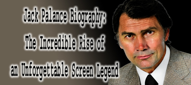Jack Palance portrait from his legendary Hollywood film career