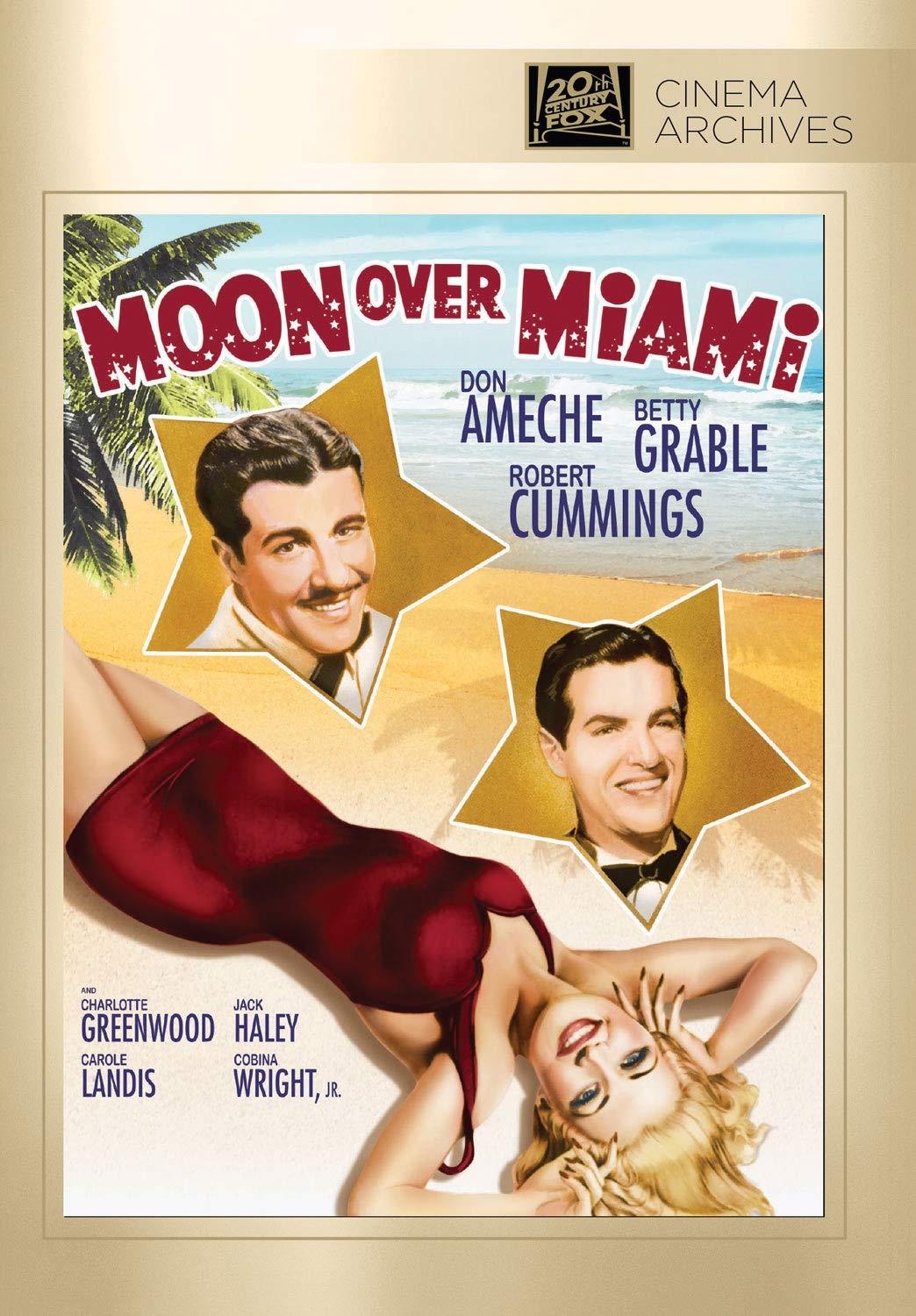 Moon Over Miami DVD starring Don Ameche, Betty Grable and Carole Landis