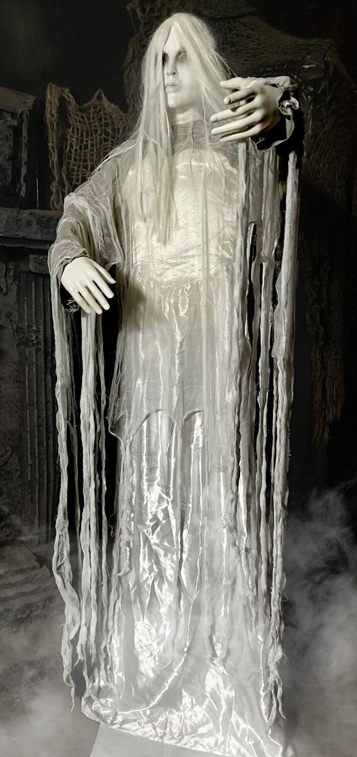 Rising Ghost Woman Animatronic side view detail