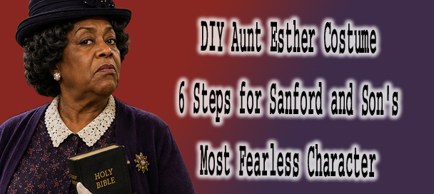DIY Aunt Esther Costume
