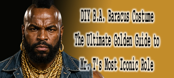 DIY B.A. Baracus Mr. T Costume
