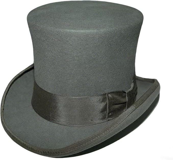 100% Wool Top Hat for DIY Baron Samedi Voodoo Priest Costume