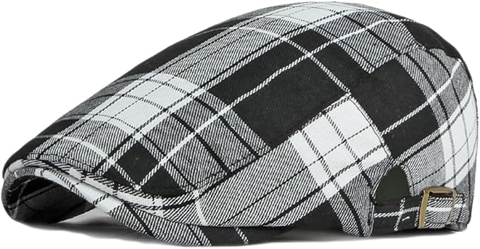 Plaid Newsboy Cap for DIY Cauliflower McPugg Costume