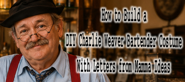 🍺  DIY Charlie Weaver Bartender Costume: 6 Folksy Tricks for a Great Story