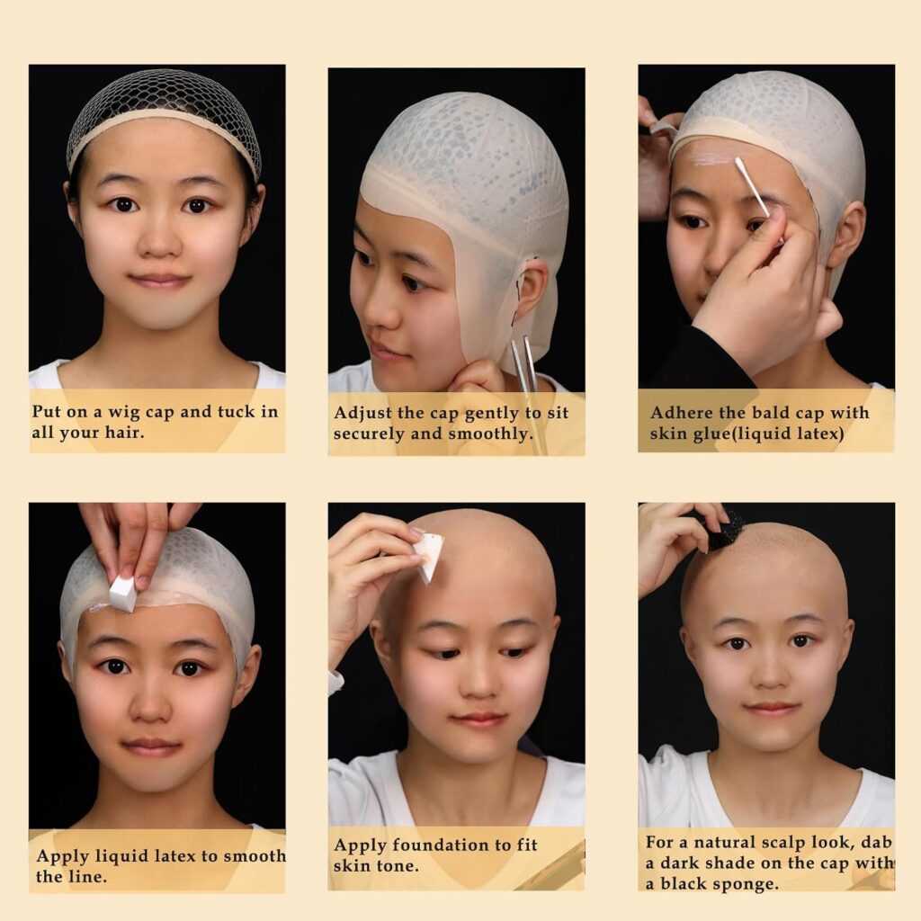 How to a bald cap