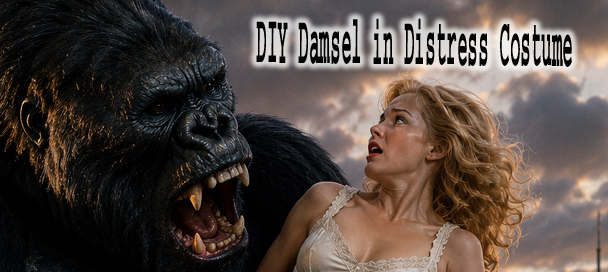 DIY Damsel in Distress Costume