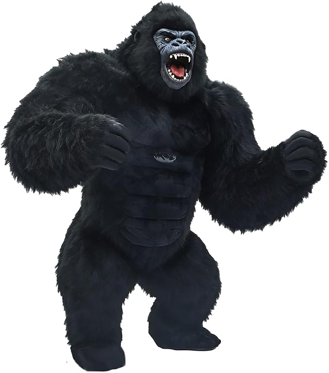 8.5-Foot Giant Inflatable Gorilla Costume for DIY Damsel in Distress Costume