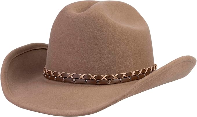 Brown Australian Wool Cowboy Hat for DIY Deadeye Cowboy Costume