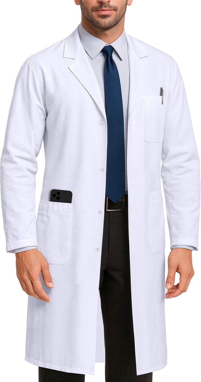 White Lab Coat for DIY Dr. San Guinary Costume