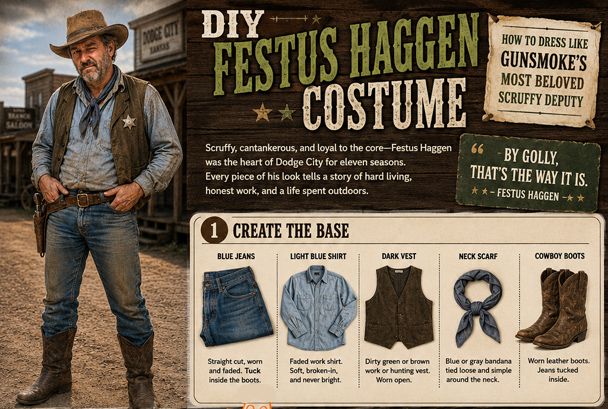 Infographic of the DIY Festus Haggen costume