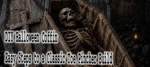 DIY Halloween Coffin