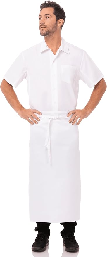 Classic White Bar Apron for a DIY Joe the Bartender Costume