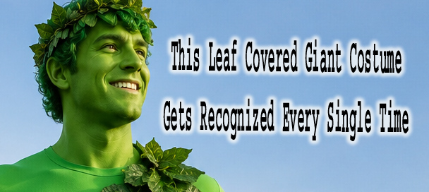DIY Jolly Green Giant Costume