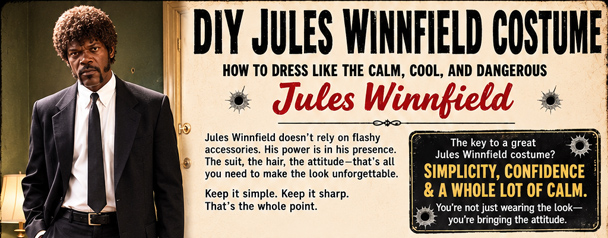 Infrographic for your DIY Jules Winnfield Costume