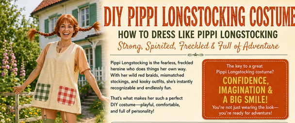 DIY Pippi Longstocking Costume
