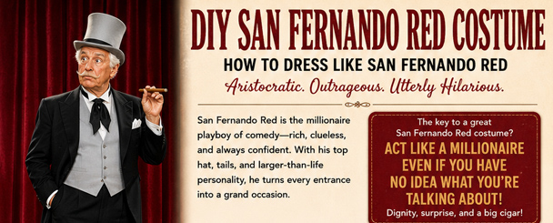 Infrographic for your DIY San Fernando Red Costume