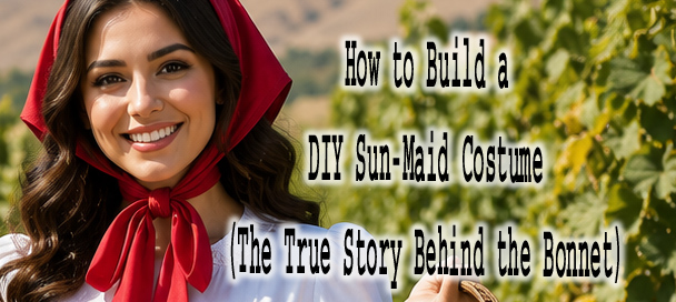 DIY Sun-Maid Raisin Girl Costume