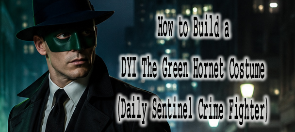DIY The Green Hornet Costume