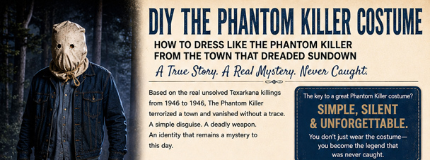 Infrographic for your DIY The Phantom Killer Costume