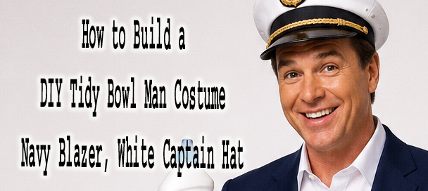 DIY Tidy Bowl Man Costume