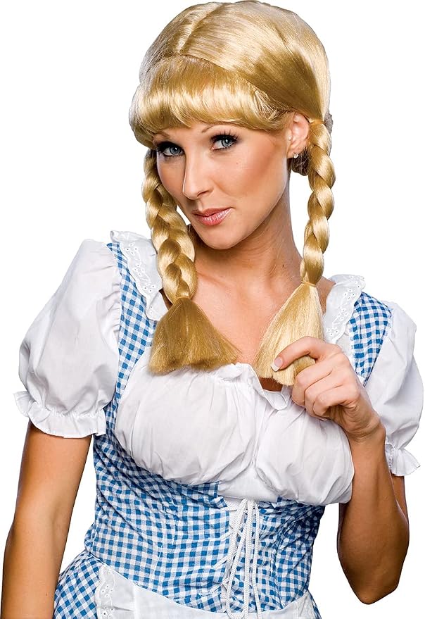 Blonde Braided Wig for DIY Annabelle from The Conjuring Costume