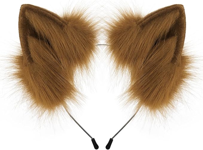Faux Fur Wolf Ears Headband for DIY Clawdeen Wolf Monster High Costume