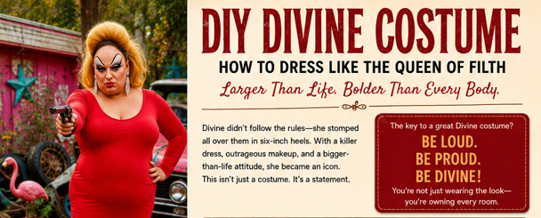 Infrographic for your DIY Divine Costume