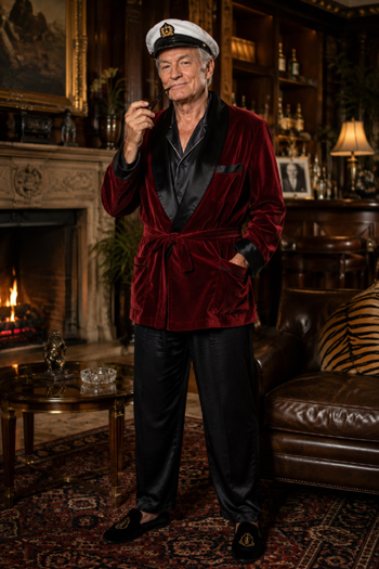 DIY Hugh Hefner Playboy Costume