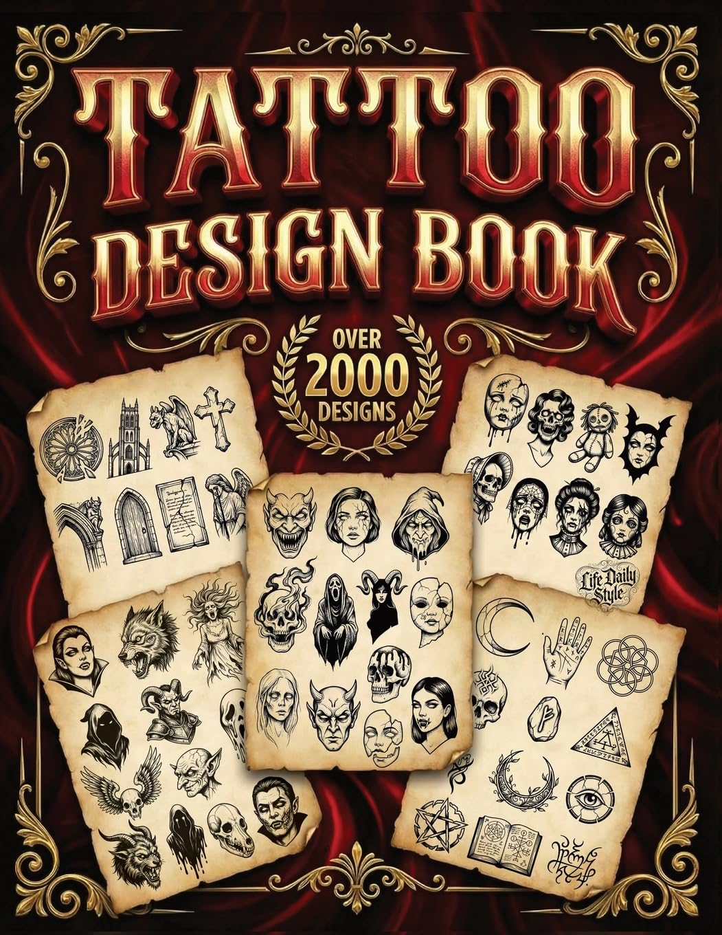 Tattoo Design Book 2,000 Unique Tattoos for DIY Temporary Tattoos