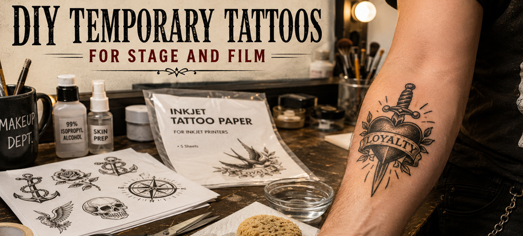 DIY Temporary Tattoos: 8 Easy Steps for Stage and Film