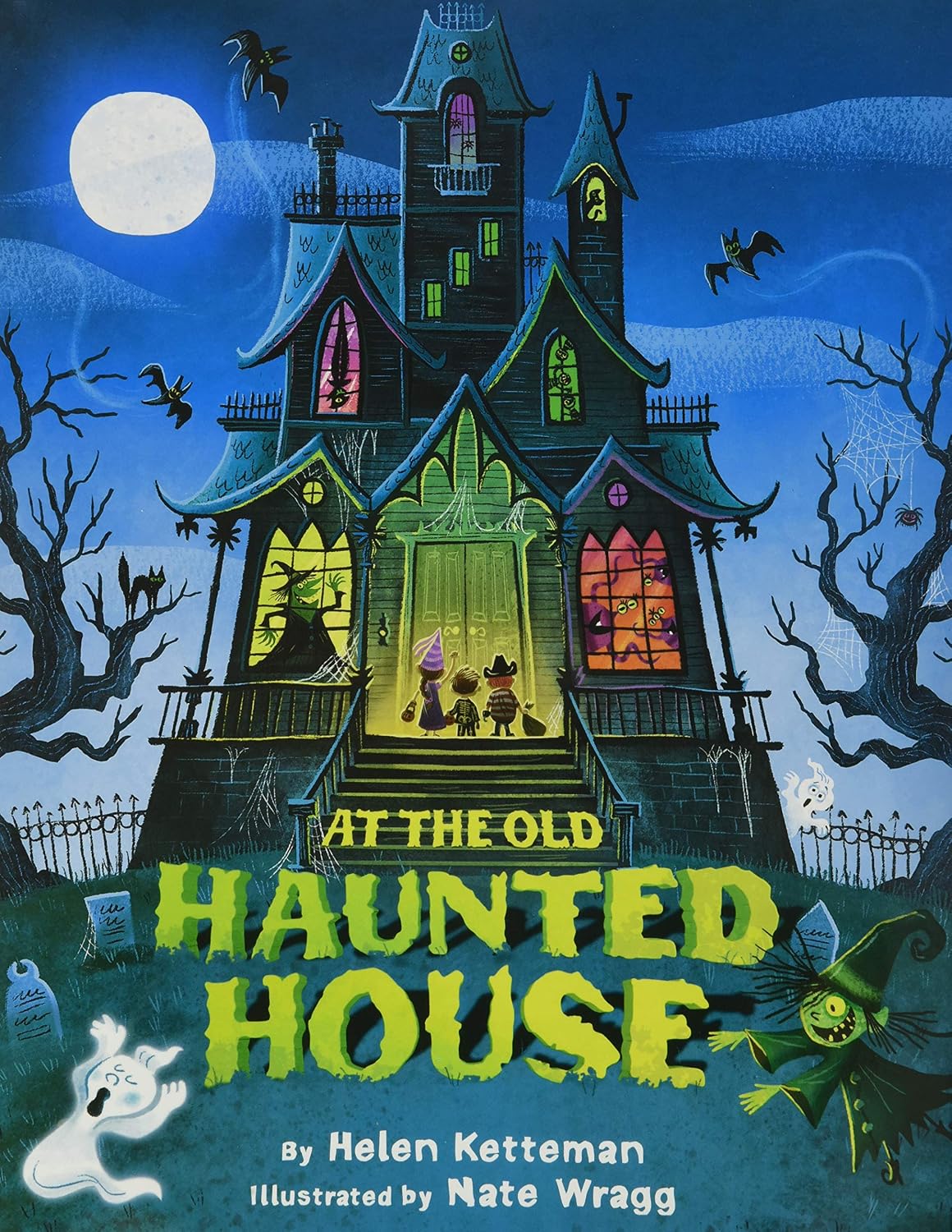 At the Old Haunted House children's Halloween book by Helen Ketteman