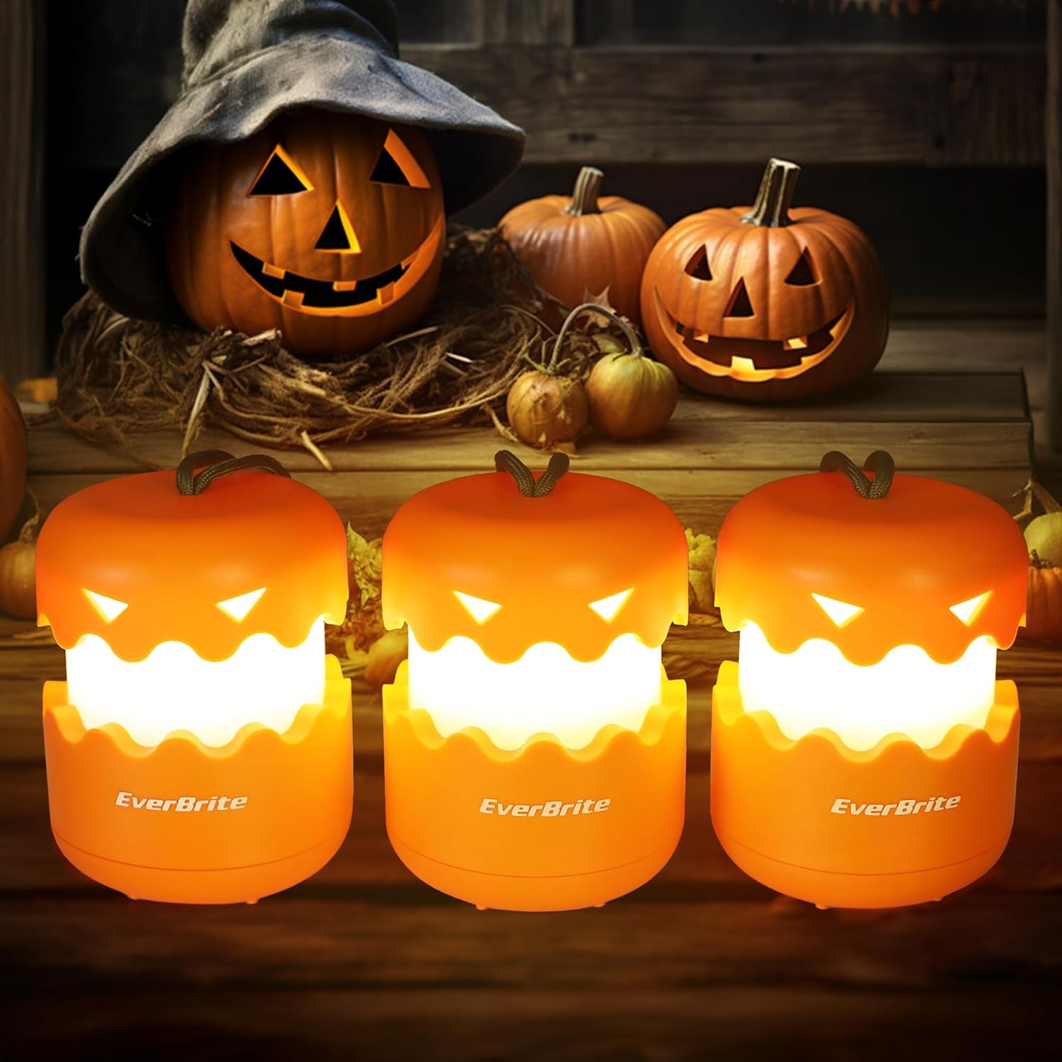 Halloween Pumpkin Lantern for DIY Bedsheet Ghost Costume
