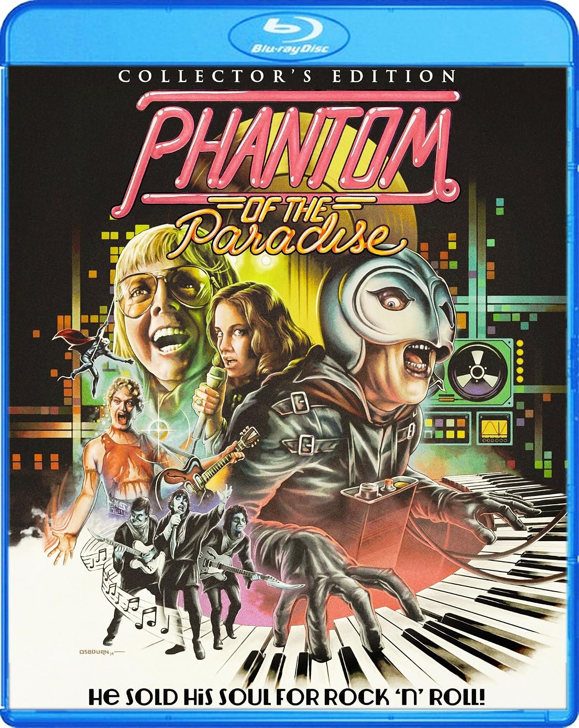 Phantom of the Paradise Blu-ray featuring Gerrit Graham