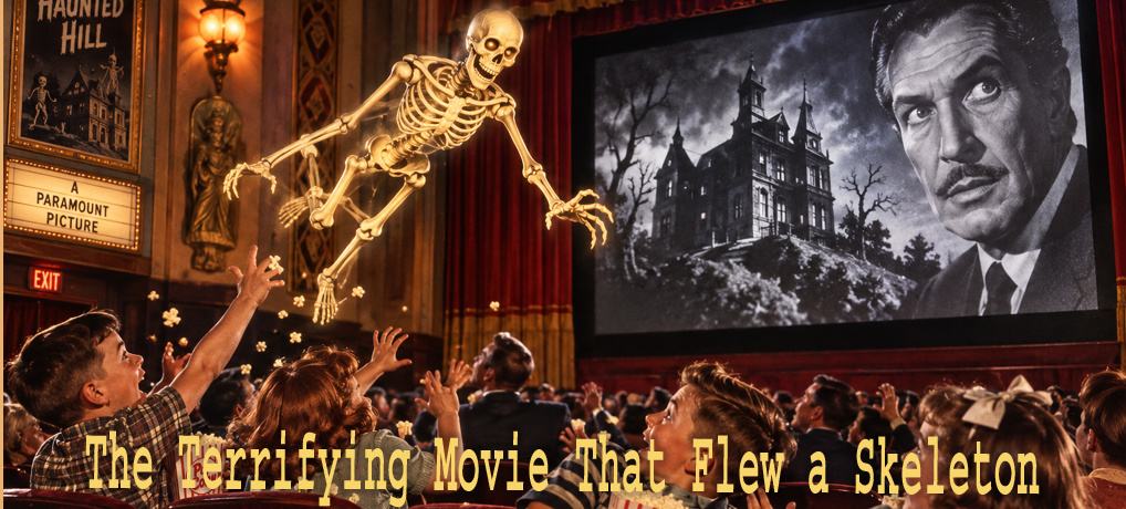 House on Haunted Hill: The Terrifying Movie That Flew a Skeleton Over the Audience