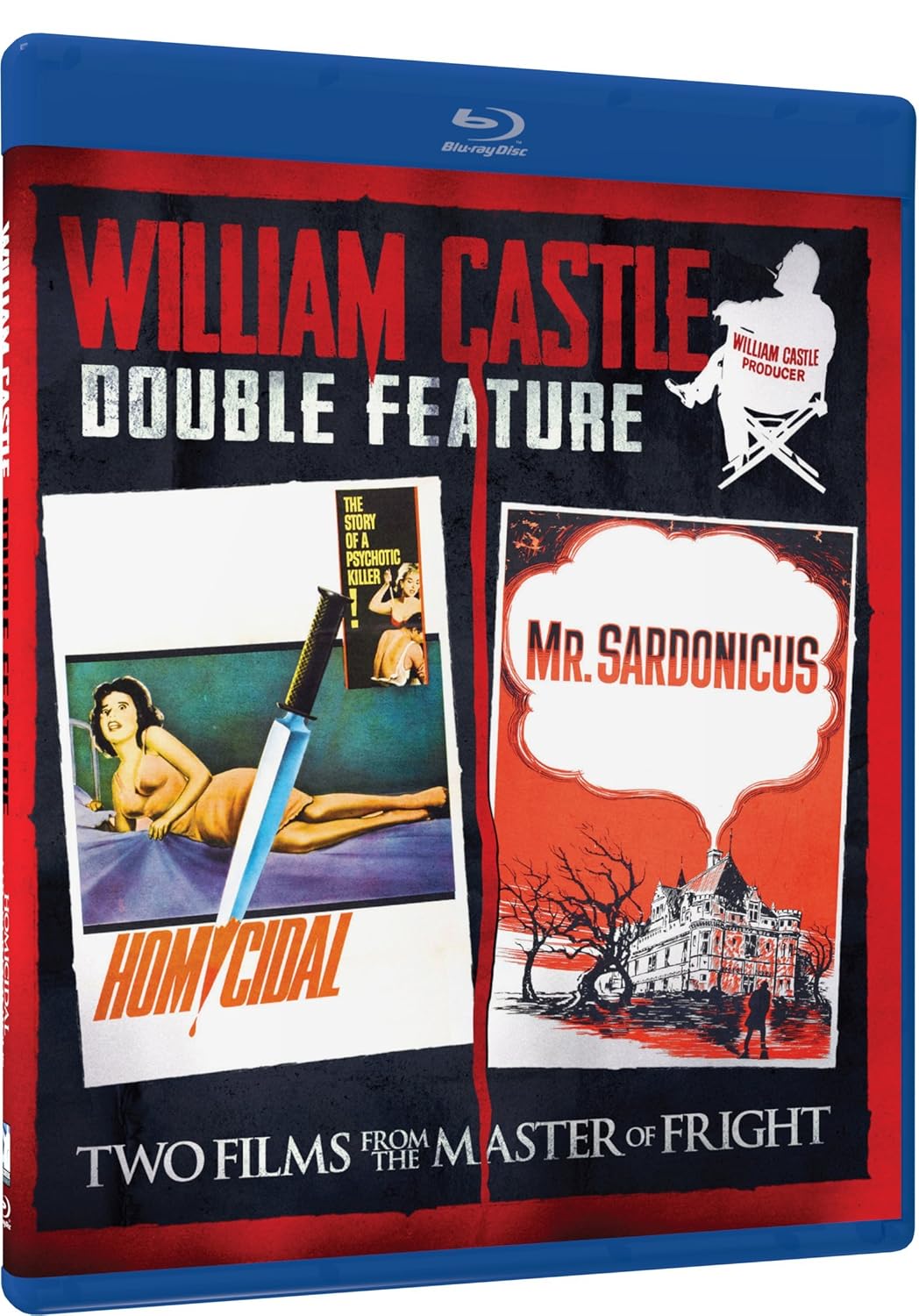 Homicidal and Mr. Sardonicus Blu-ray for William Castle theater gimmicks